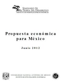 Portada del  informe Propuesta para México 2012