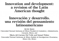 Innovación y desarrollo.una revisión del pensamientolatinoamericano