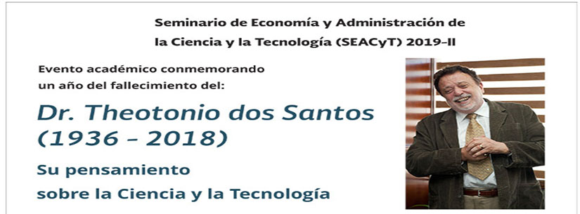 Evento académico conmemorando un año de fallecimiento del Dr. Theotonio dos Santos