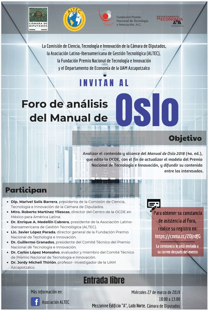 Foro de análisis del Manual de Oslo