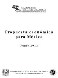 Portada del informe Propuesta para México 2012
